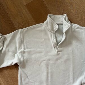 Aritzia seafoam TNA cozy sweatshirt